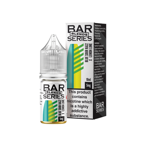5mg Bar Series Blends 10ml Nic Salts (50VG/50PG)