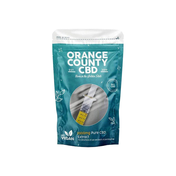 Orange County CBD 2000mg 86% Pure CBD Extract &amp; Syringe 2ml