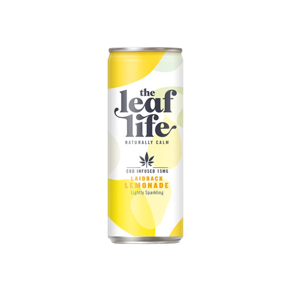 Leaf Life 15mg CBD Laidback Lemonade Soft Drink 250ml