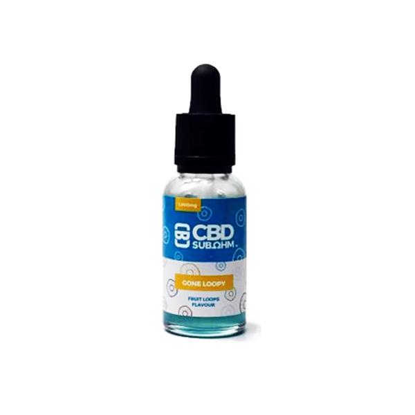 CBD Asylum 500mg CBD Sub Ohm Eliquid 25ml Shortfill (70VG/30PG)