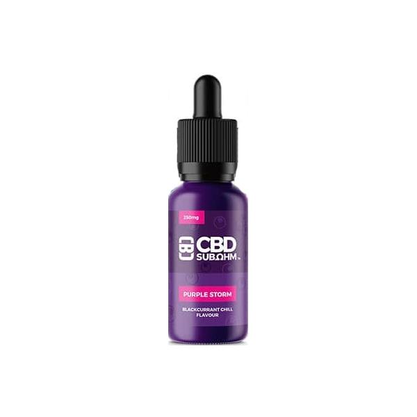 CBD Asylum 500mg CBD Sub Ohm Eliquid 25ml Shortfill (70VG/30PG)