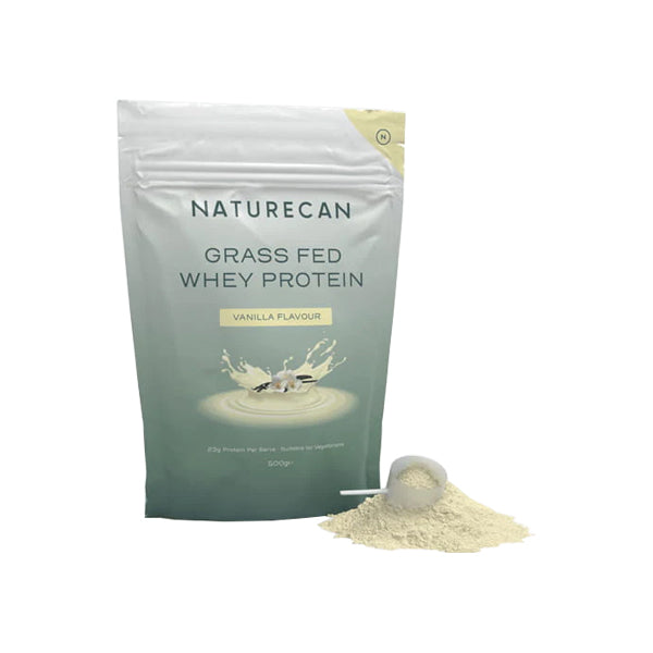 Naturecan Grass Fed Whey Vanilla Protein Isolate - 500g