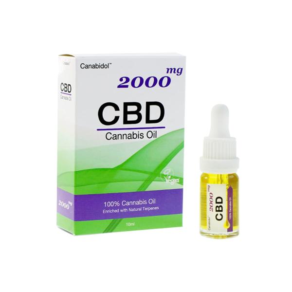 Canabidol 2000mg CBD Cannabis Oil - 10ml
