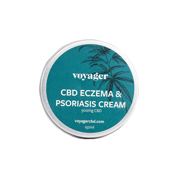 Voyager 500mg CBD Eczema &amp; Psoriasis Cream - 150ml