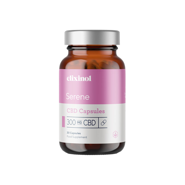Elixinol 300mg CBD Serene Capsules - 30 Caps