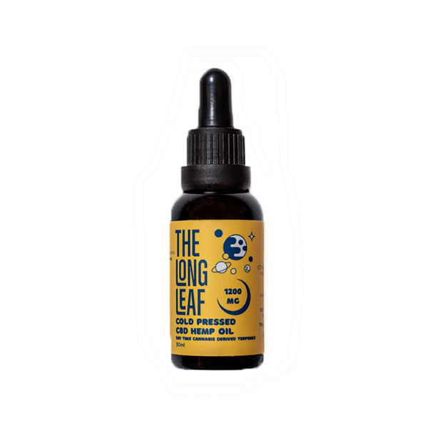 The Long Leaf 1200mg Day Cold Pressed Oil 30ml