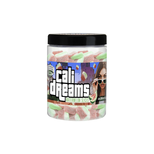 Cali Dreams 1600mg Cold Pressed CBD Gummies - 40 Pieces
