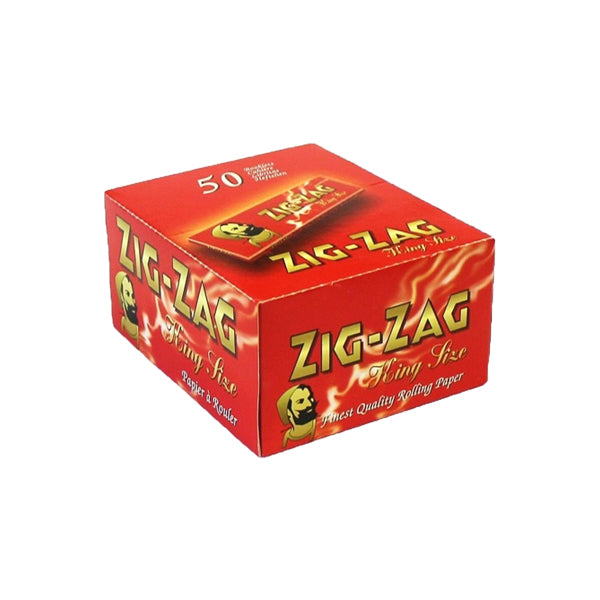 50 Zig-Zag Red King Size Rolling Papers