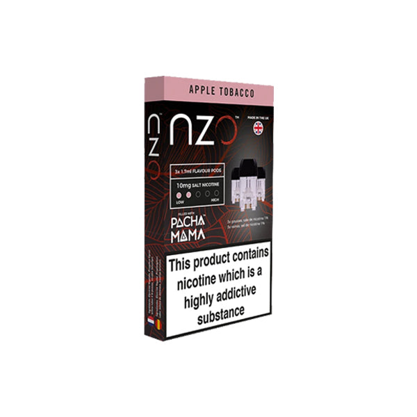 NZO 20mg Salt Cartridges with Pacha Mama Nic Salt (50VG/50PG)